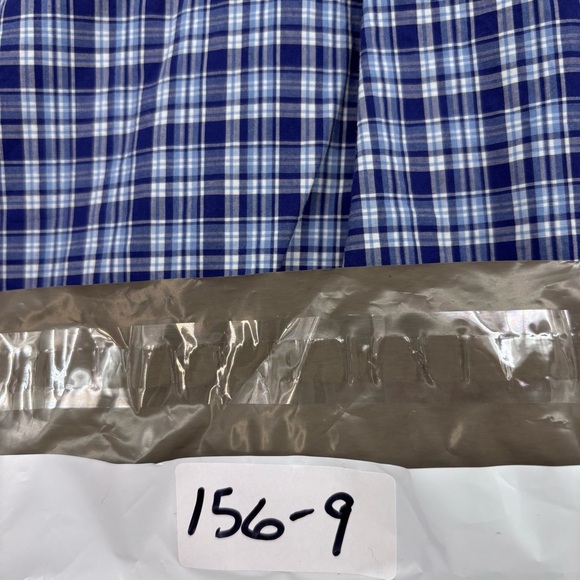 Ralph Lauren Blue White Plaid Long Sleeve Button Up Shirt Men’s 5XB Preppy - Picture 11 of 11